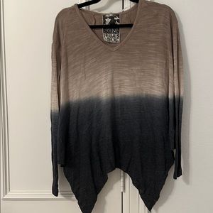 Young Fabulous and Broke long sleeve tie dye top